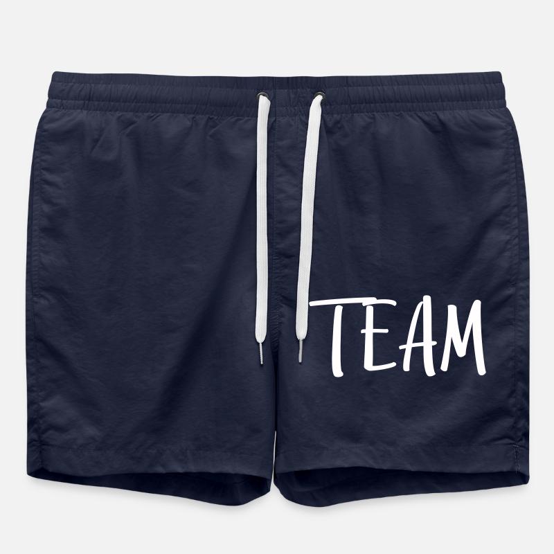 team - Swim Trunks - french navy