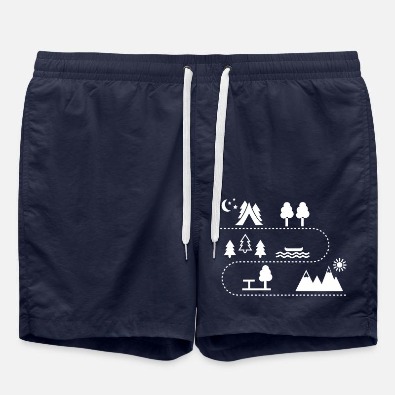 camping - Swim Trunks - french navy