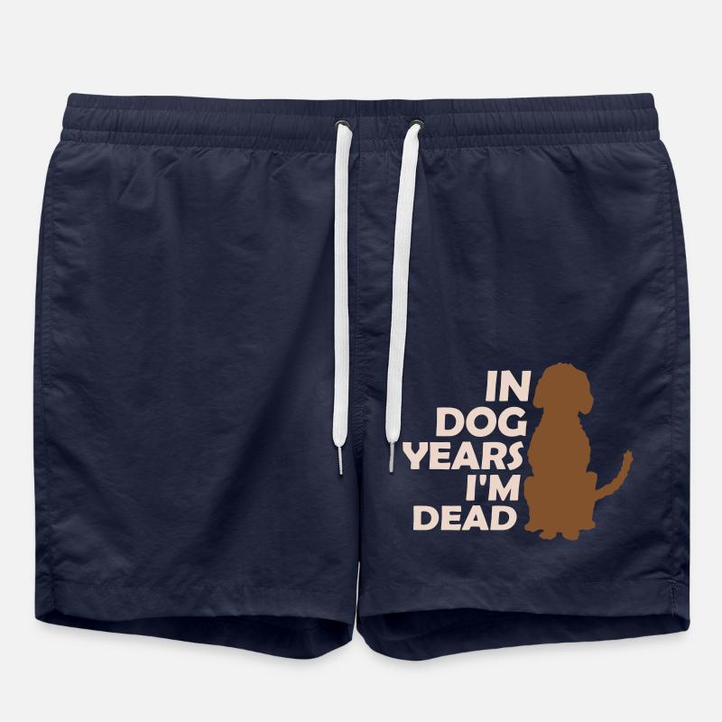 in dog years Dead - Swim Trunks - french navy