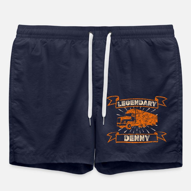 Camionneur Denny - Short de bain - bleu marine