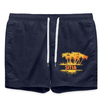 Sitia als Party - Badeshorts - French Navy - Vorne - AI Model Male 185 light (185cm)