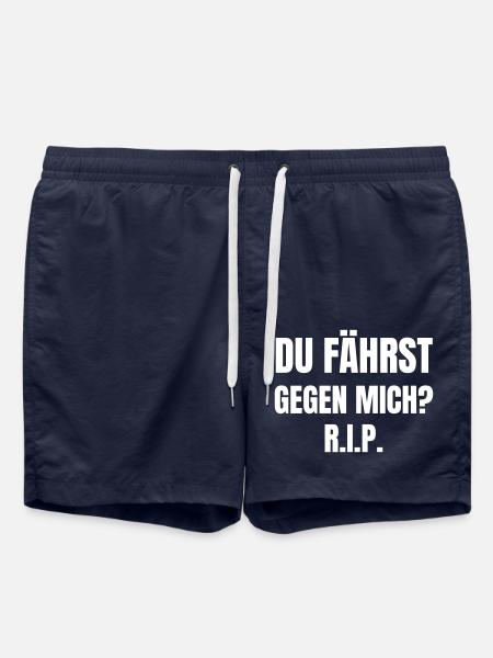 Du fährst gegen mich? RIP - Badeshorts - French Navy