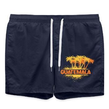 Party Guatemala - Swim Trunks - french navy - Front - AI Model Male 185 light (185cm)
