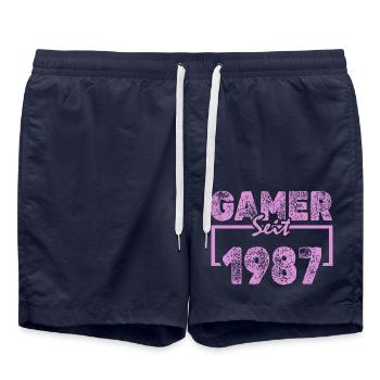 Tippen 1987 - Badeshorts - French Navy - Vorne - AI Model Male 185 light (185cm)