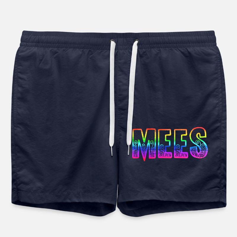 mees rs rainbow - Swim Trunks - french navy
