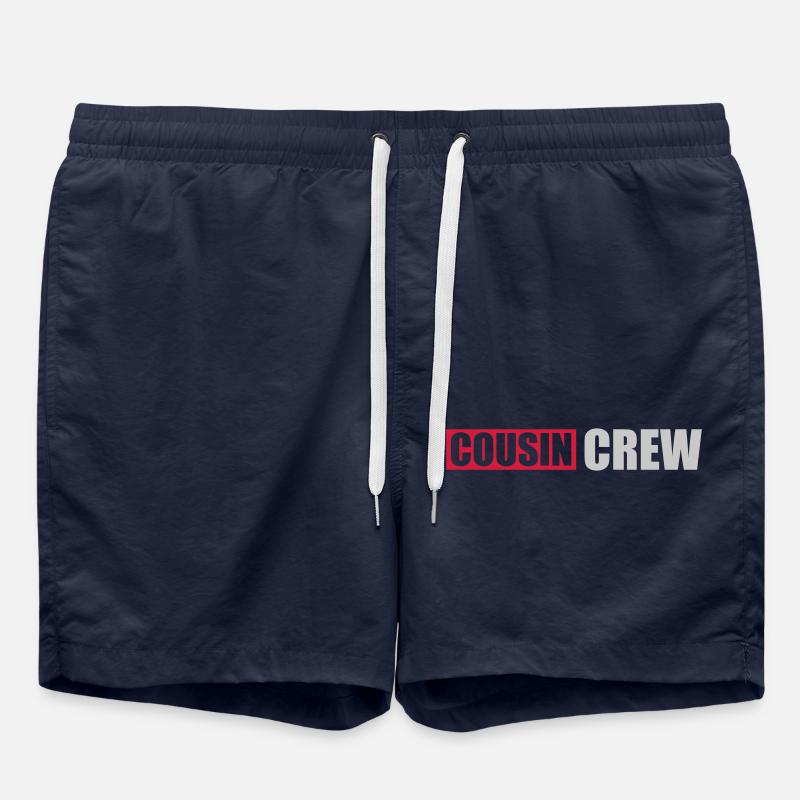 Logo Cousin Crew Team - Badeshorts - French Navy