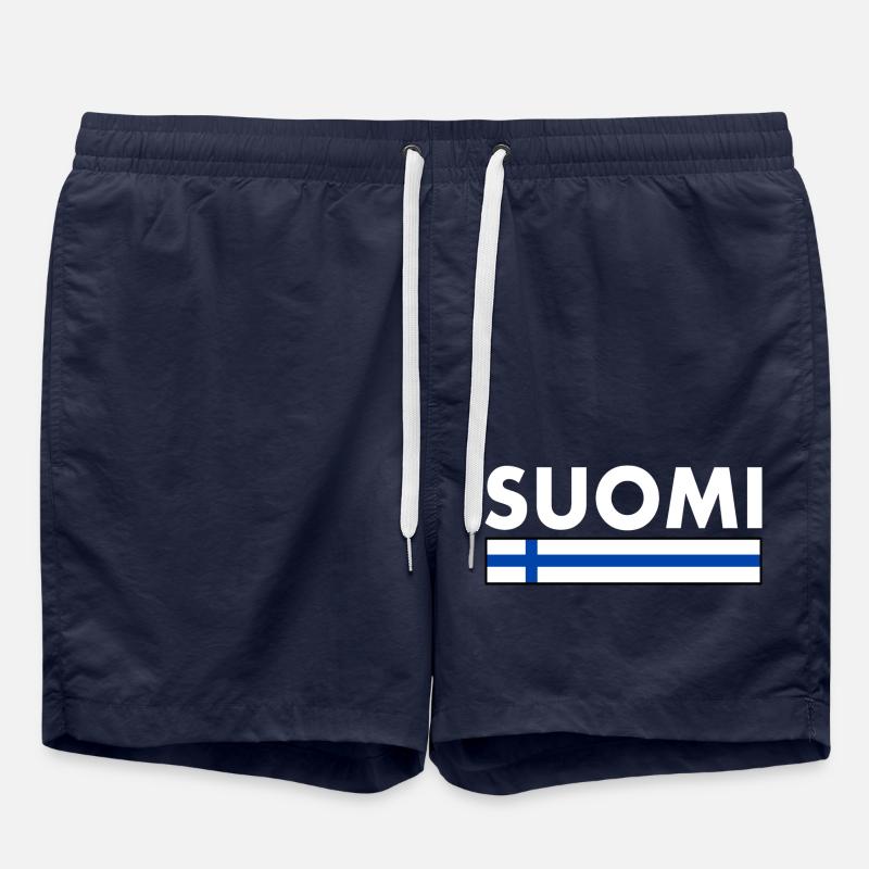 Suomi - Swim Trunks - french navy
