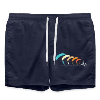 Parachutistes parachutistes parachutés - Short de bain - bleu marine - Devant - AI Model Male 185 light (185cm)