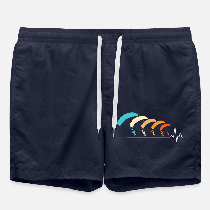 Parachutistes parachutistes parachutés - Short de bain - bleu marine