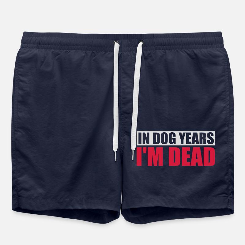 in dog years Dead - Swim Trunks - french navy