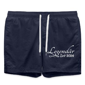 Prix 2024 - Short de bain - bleu marine - Devant - AI Model Male 185 light (185cm)