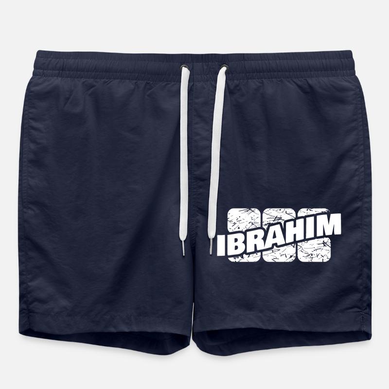 Ibrahim Ibrahim - Short de bain - bleu marine