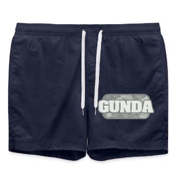 Gunda - Badeshorts - French Navy - Vorne - AI Model Male 185 light (185cm)