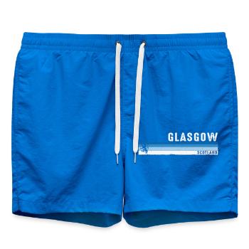 Glasgow, Écosse, ville animée, fierté écossaise - Short de bain - cobalt blue - Devant