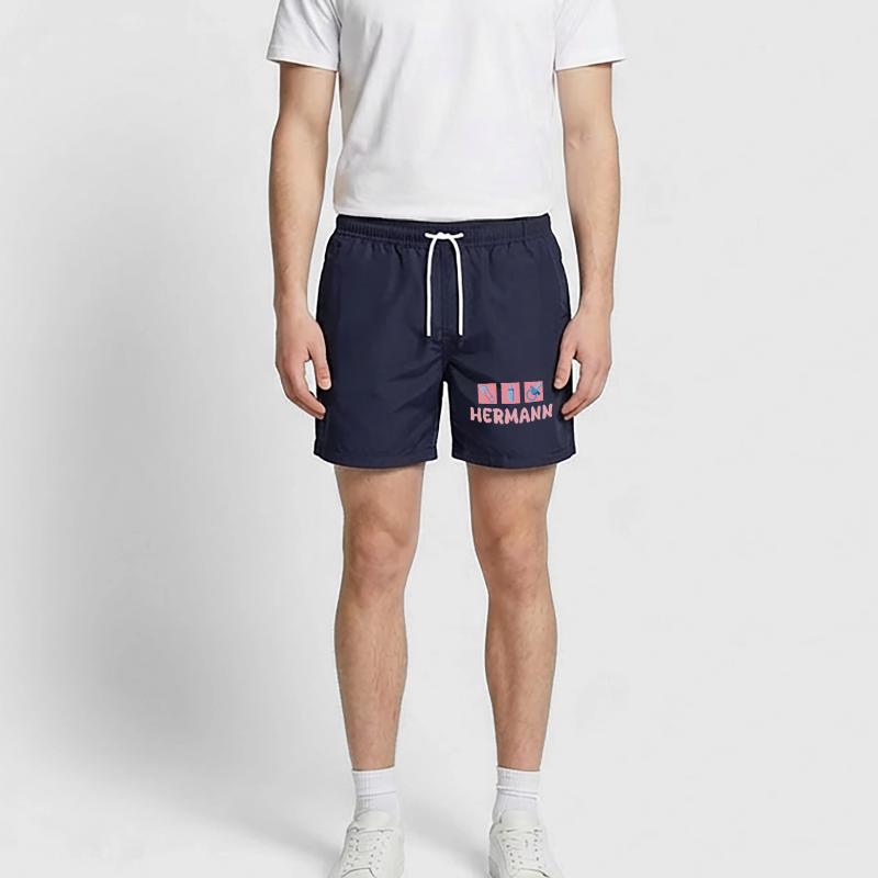 Hermann as a pacifier Swim Trunks
