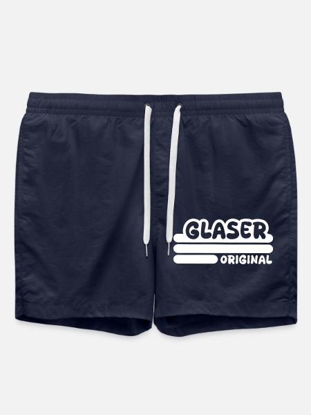 Occupation: Glazier - Swim Trunks - french navy