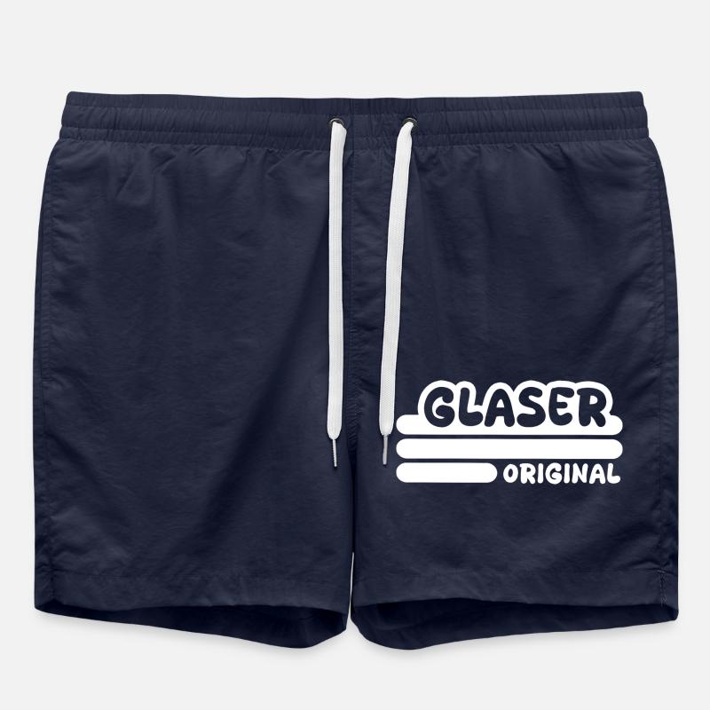 Profession : Vitrier - Short de bain - bleu marine