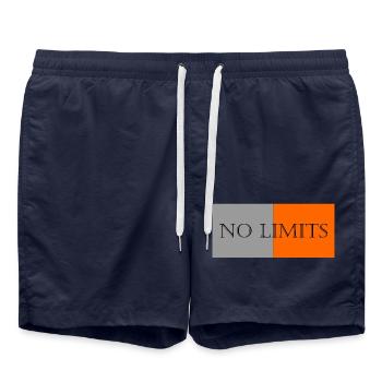 Pas de Limite - Short de bain - bleu marine - Devant - AI Model Male 185 light (185cm)