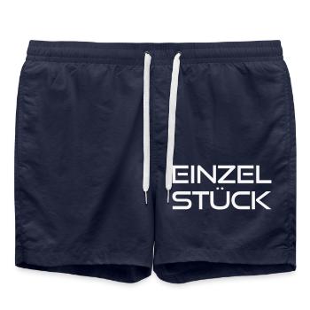 Einzelstück - Badeshorts - French Navy - Vorne - AI Model Male 185 light (185cm)