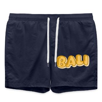 Vacances Bali - Short de bain - bleu marine - Devant - AI Model Male 185 light (185cm)