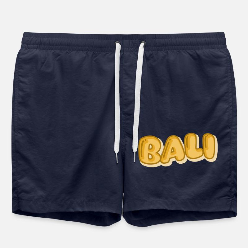 Urlaub Bali - Badeshorts - French Navy