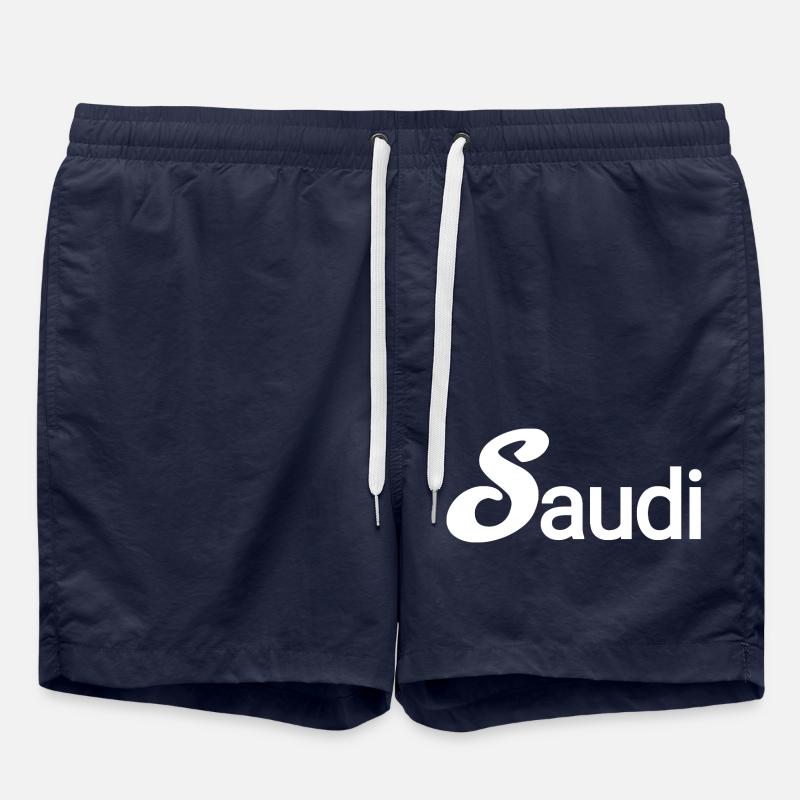 Saoudien - Short de bain - bleu marine