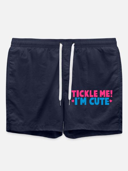 Tickle me I'm CUTE! - Swim Trunks - french navy