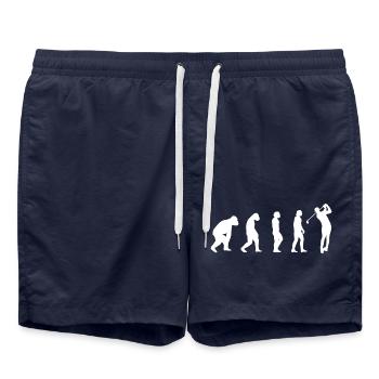 Golf Clubs Golf Evolution Golf Ball Golfer Sport - Swim Trunks - french navy - Front - AI Model Male 185 light (185cm)