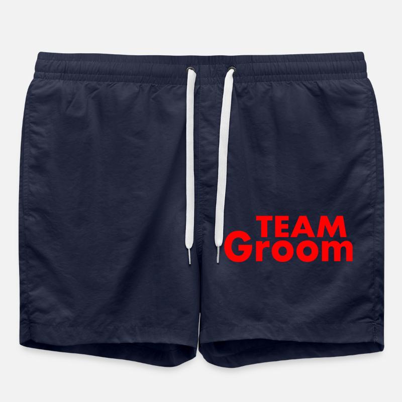 Team groom - Short de bain - bleu marine