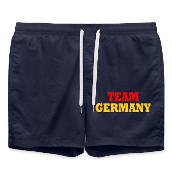 Team germany - Short de bain - bleu marine - Devant - AI Model Male 185 light (185cm)