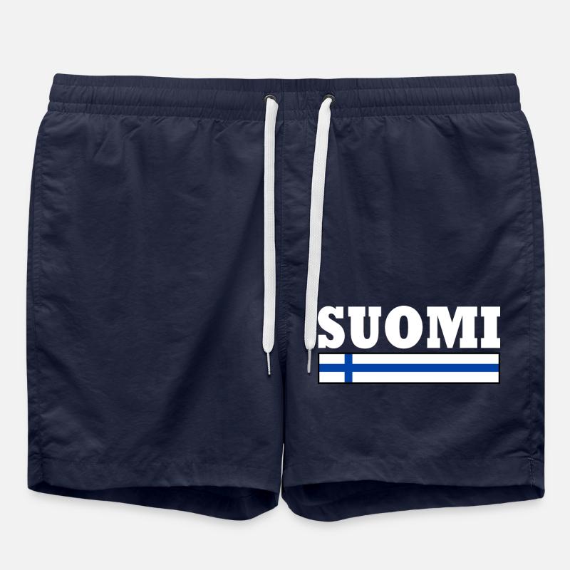 Suomi - Short de bain - bleu marine
