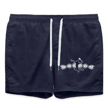 Badminton Player Badminton Badminton Fan Badminton - Swim Trunks - french navy - Front - AI Model Male 185 light (185cm)