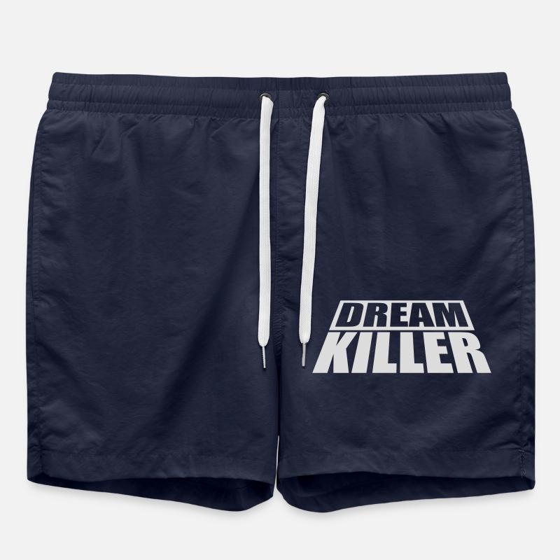 dream killer pessimists quote - Swim Trunks - french navy