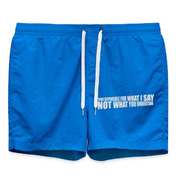 ce que je dis citation - Short de bain - cobalt blue - Devant