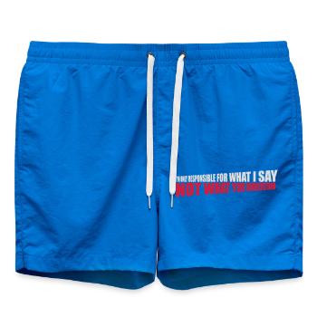 ce que je dis citation - Short de bain - cobalt blue - Devant