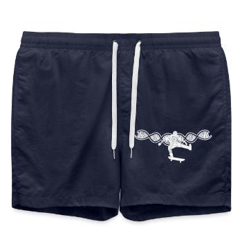 Skateboard Sakten Longboard Skater Skateboarding - Badeshorts - French Navy - Vorne - AI Model Male 185 light (185cm)