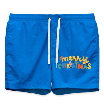 MERRY CHRISTMAS - Short de bain - cobalt blue - Devant