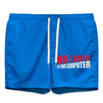 Ne pas réparer votre ordinateur - Short de bain - cobalt blue - Devant