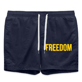 Freedom - Swim Trunks - french navy - Front - AI Model Male 185 light (185cm)