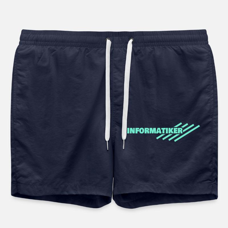 Informaticien - Short de bain - bleu marine
