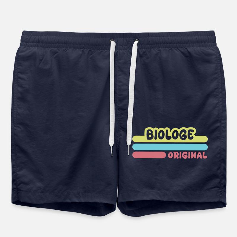 First name Biologist - Swim Trunks - french navy