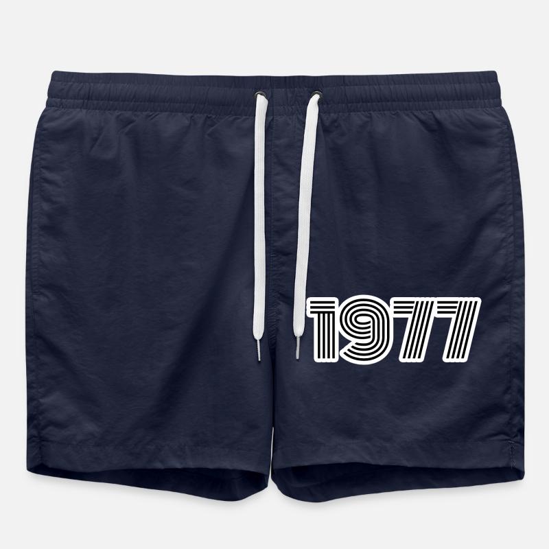 1977 - Short de bain - bleu marine