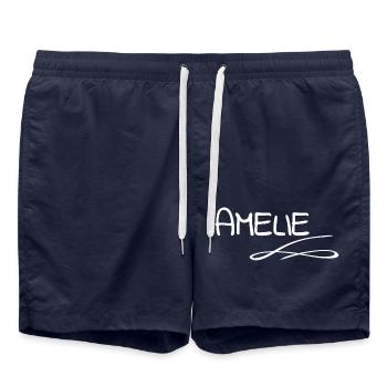 Vorname Amelie - Badeshorts - French Navy - Vorne - AI Model Male 185 light (185cm)