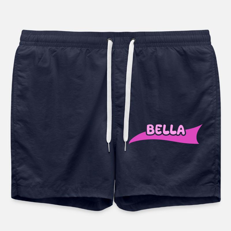 Bella comme prénom - Short de bain - bleu marine