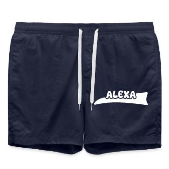 Cadeau pour Alexa - Short de bain - bleu marine - Devant - AI Model Male 185 light (185cm)