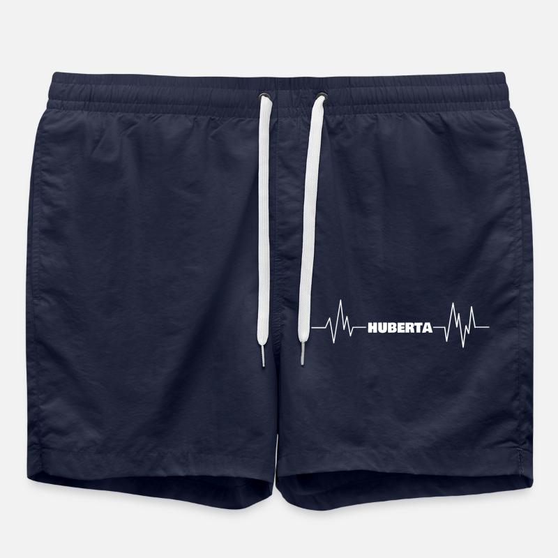 First name Huberta - Swim Trunks - french navy