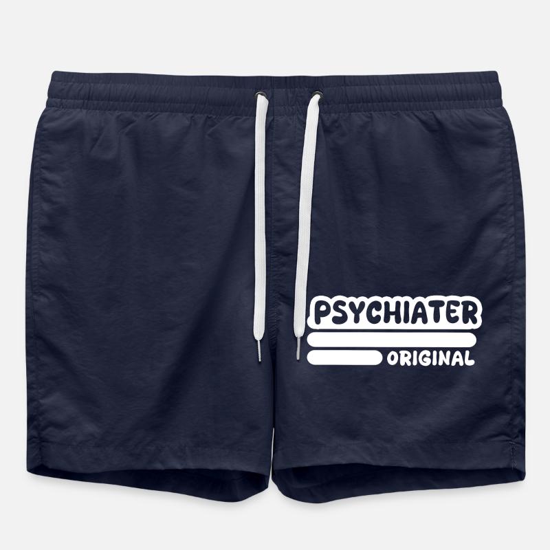Cadeau pour psychiatre - Short de bain - bleu marine