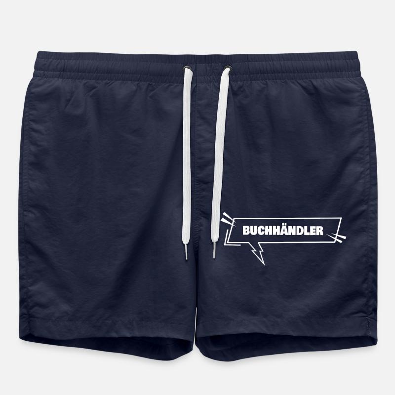 Cadeau pour les libraires - Short de bain - bleu marine