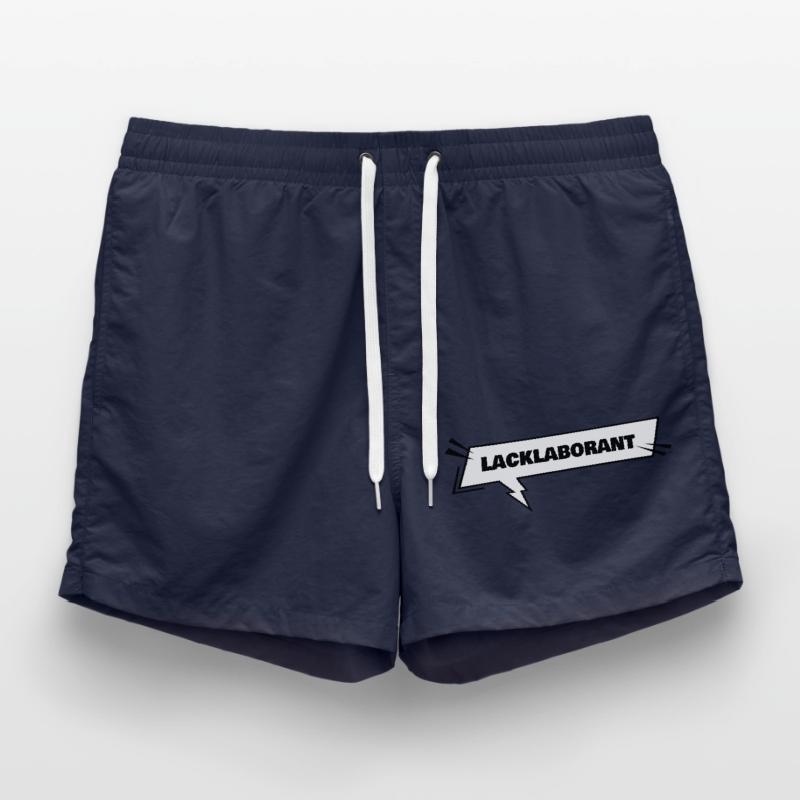 Gift for Paint Lab Technician Swim Trunks