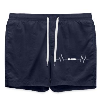 First name Maria - Swim Trunks - french navy - Front - AI Model Male 185 light (185cm)